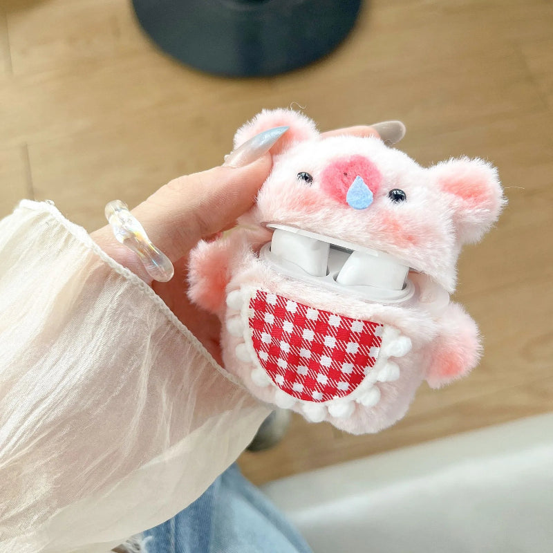 Étui AirPods Pro en Peluche Kawaii