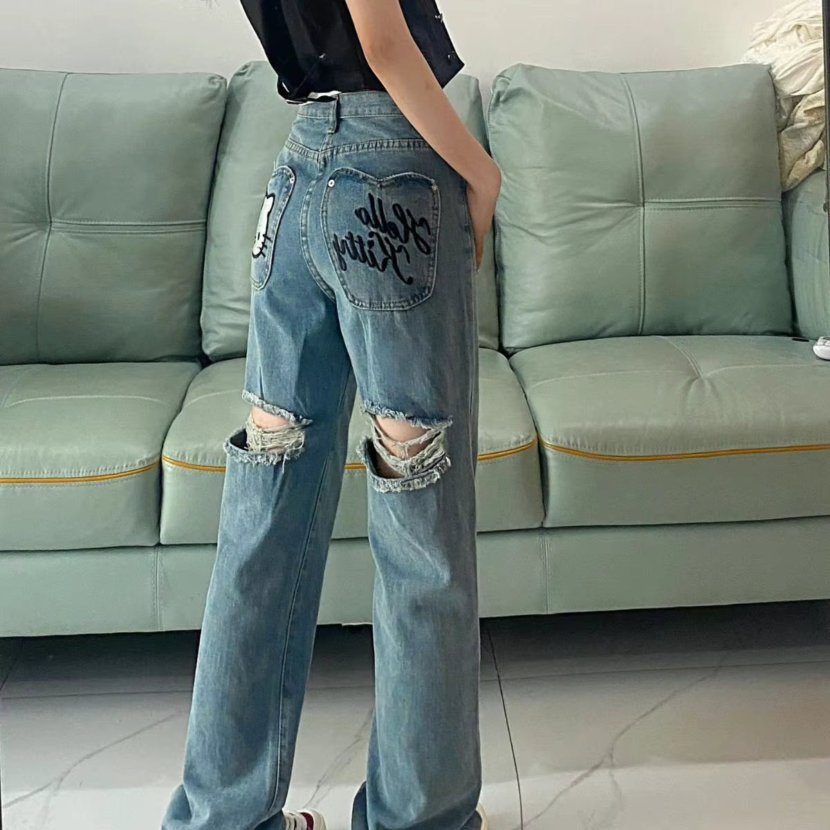 Hello Kitty Jean Kawaii