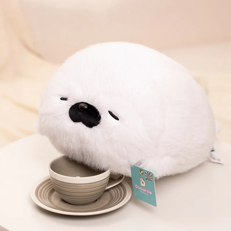 Kawaii Fluffy Seal Plush