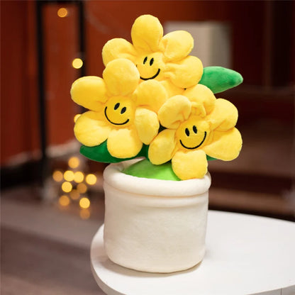 Tournesol Visage Souriant Plantes en Peluche