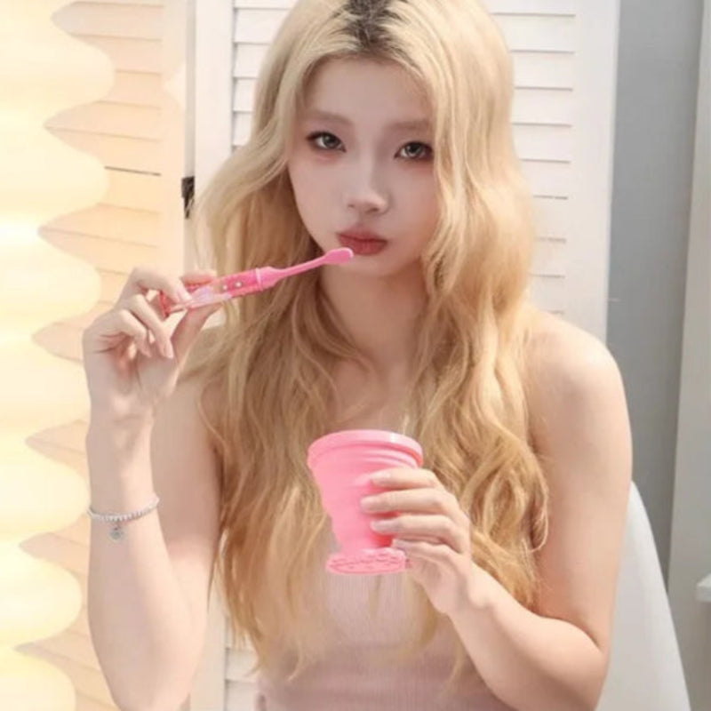 Kawaii Sanrio Toothbrush & Cup Set