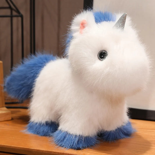 Fluffy Unicorn Plush Toy