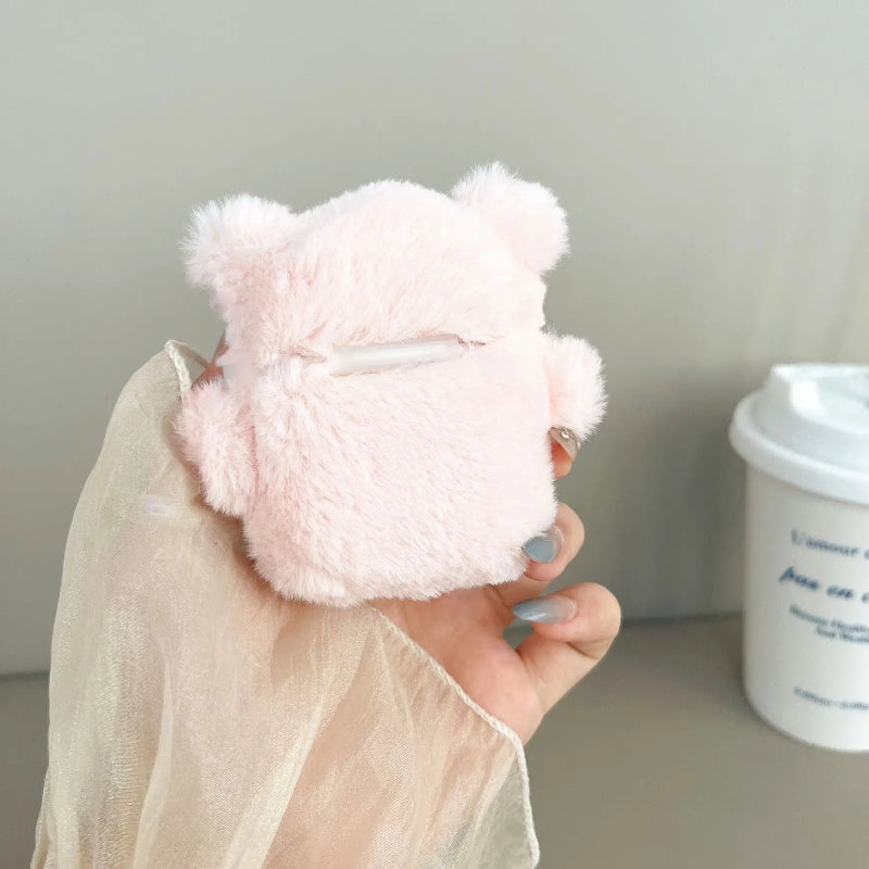 Étui AirPods Pro en Peluche Kawaii