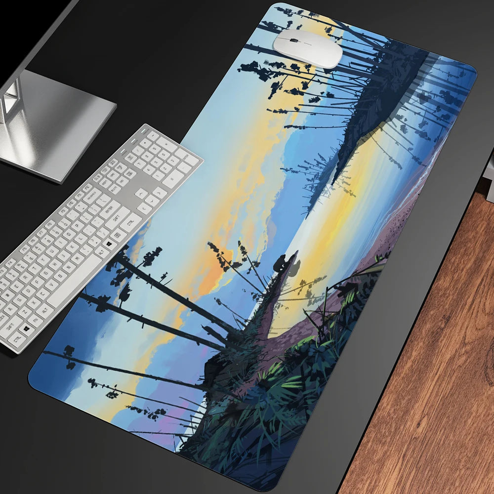 Summer Landscape Art Gaming Mouse Pad