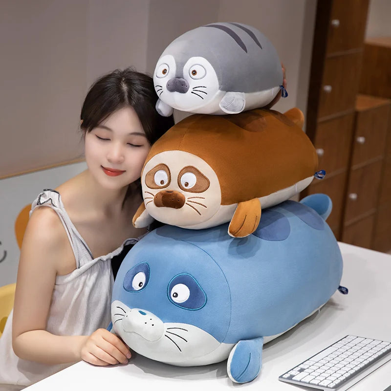 Kawaii Seal Plush Pillow