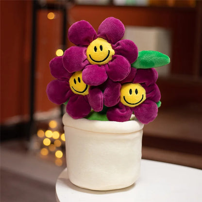 Tournesol Visage Souriant Plantes en Peluche
