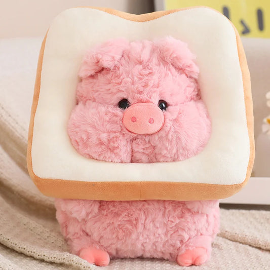 Kawaii Vegetables Hat Pig Plush