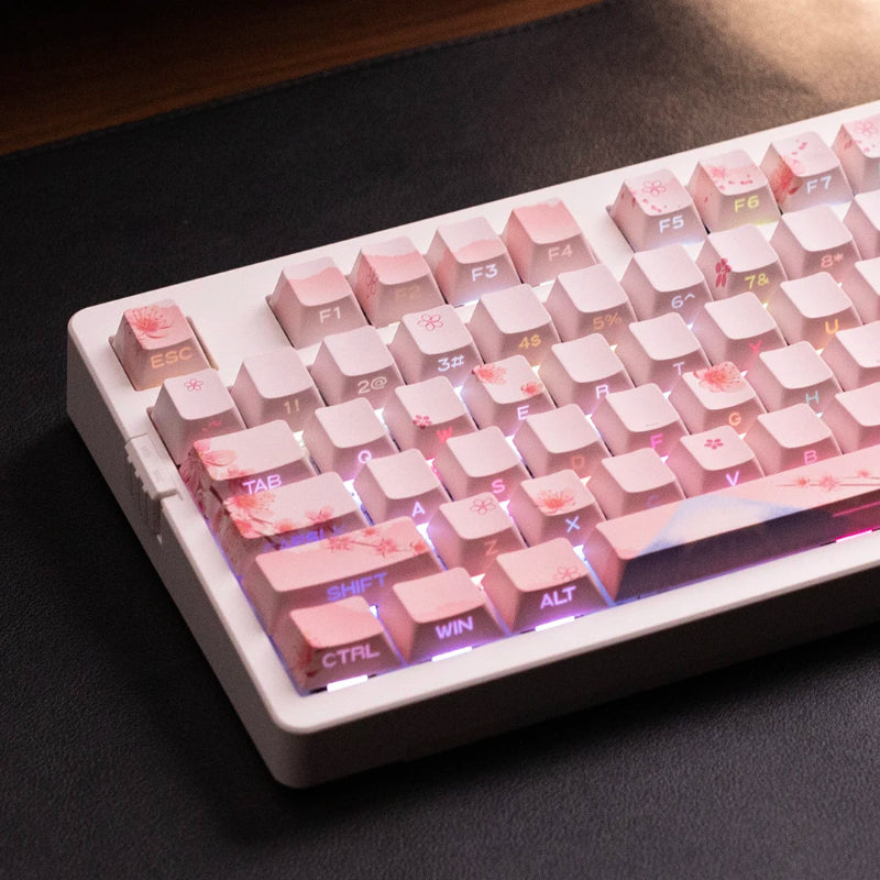 Touches de Clavier Mécanique Kawaii Sakura
