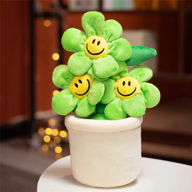 Tournesol Visage Souriant Plantes en Peluche