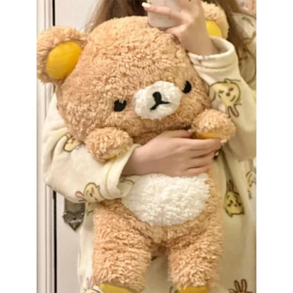 Fuzzy Rilakkuma Brown Bear Plush