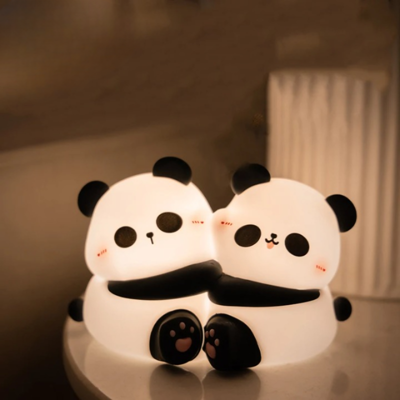 Lampe de Nuit Panda en Silicone