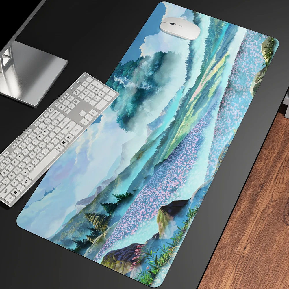 Summer Landscape Art Gaming Mouse Pad