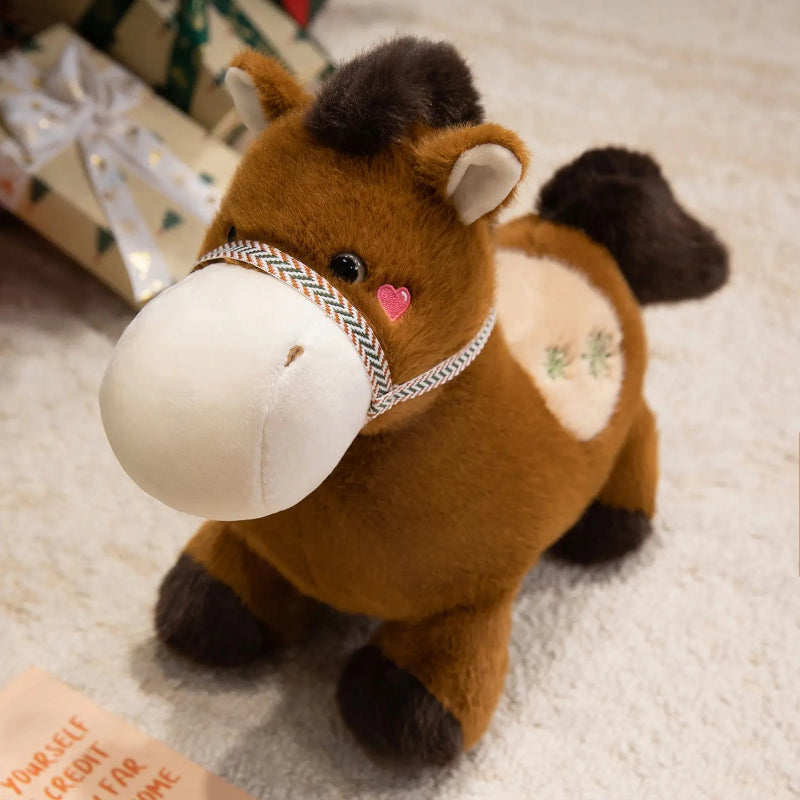 Jouets Cheval en Peluche Doux
