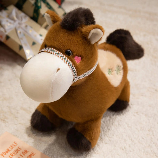 Jouets Cheval en Peluche Doux