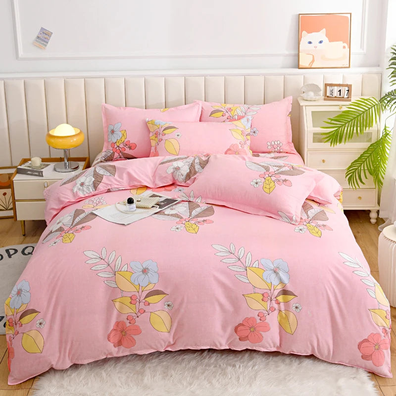 Kawaii Pink Bedding Set fo Girls