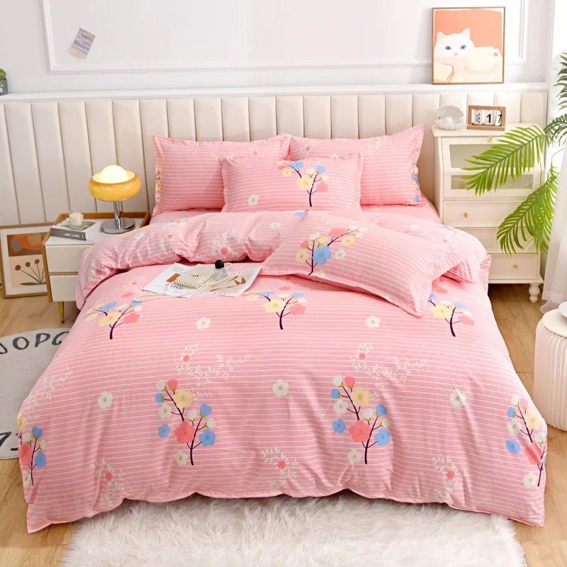 Kawaii Pink Bedding Set fo Girls