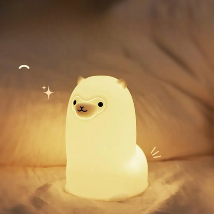 Lampe en silicone Kawaii Lama