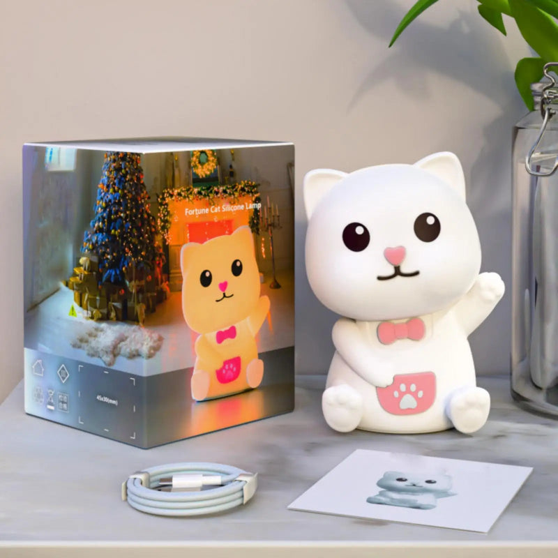 Lampe en Silicone Chat Mignon
