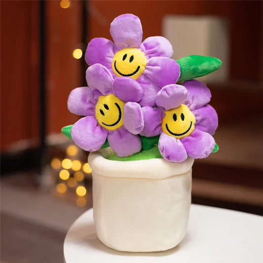 Tournesol Visage Souriant Plantes en Peluche