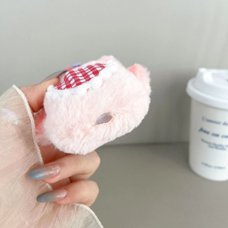 Étui AirPods Pro en Peluche Kawaii