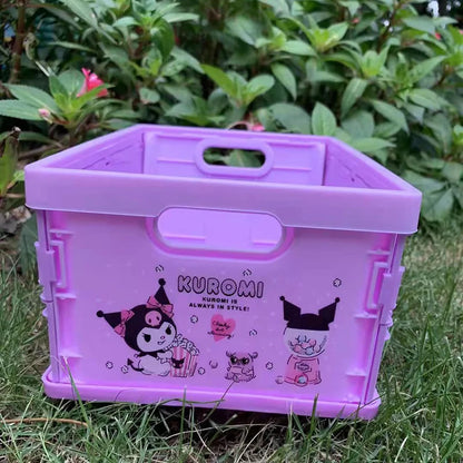 Kawaii Pastel Storage Basket