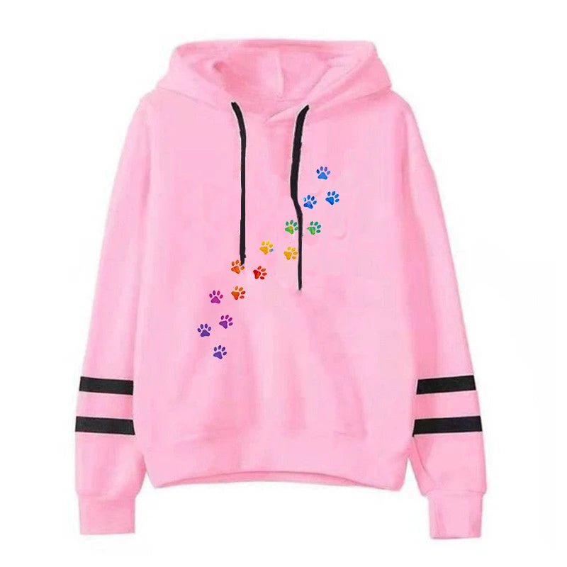 Sweat Kawaii pattes de chat