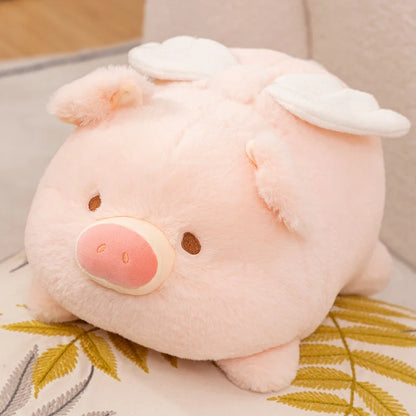 Peluches de Cochon Ange Volant Kawaii