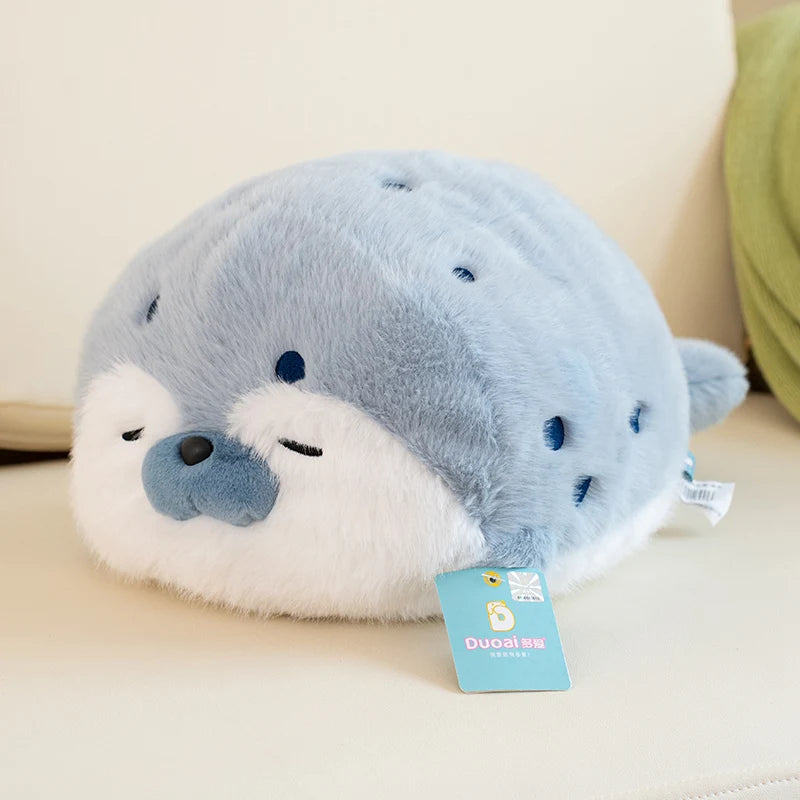 Kawaii Fluffy Seal Plush