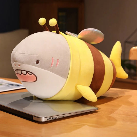Kawaii Shark Bee Plush