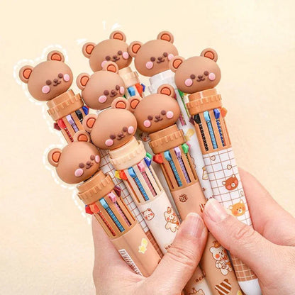 Stylo Bille Multicolor Kawaii