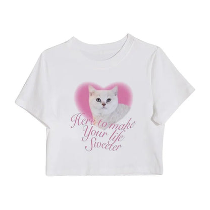 Kawaii Y2K Crop Top