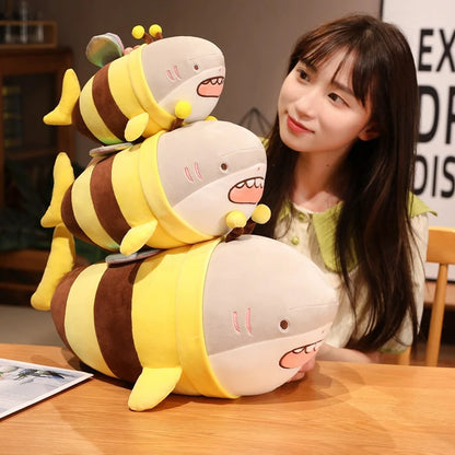 Kawaii Shark Bee Plush