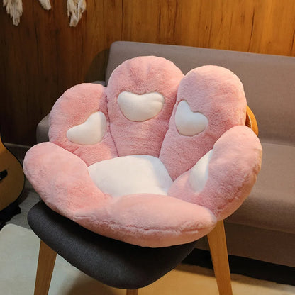 Kawaii Cat Paw Shaped Pillow Seat Cushion