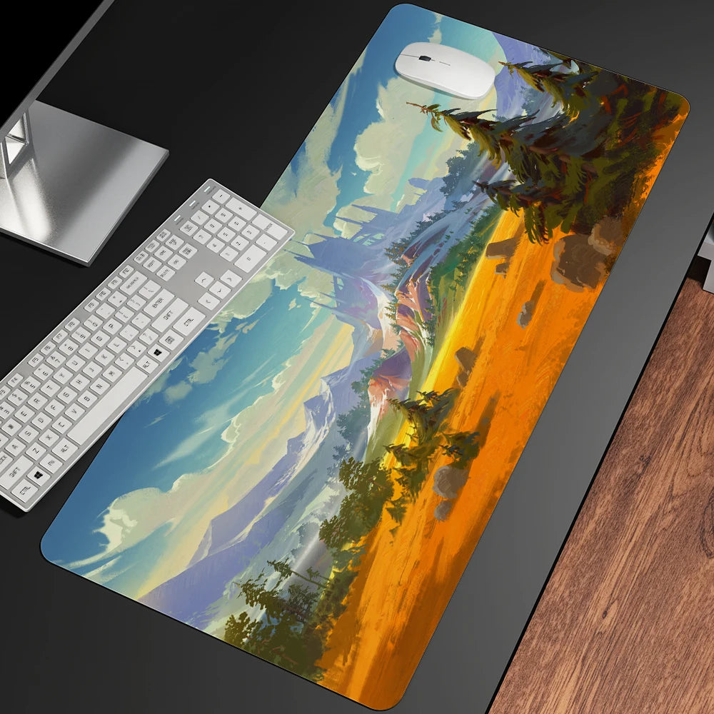Summer Landscape Art Gaming Mouse Pad
