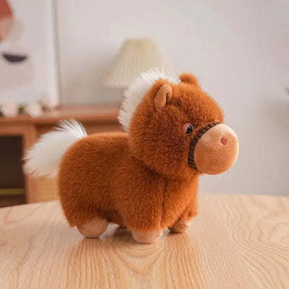 Jouet en Peluche Cheval