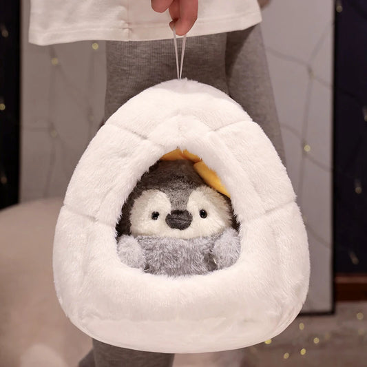 Fluffy Narwhal Penguin Plush
