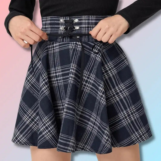 Timeless Checked Skirt 