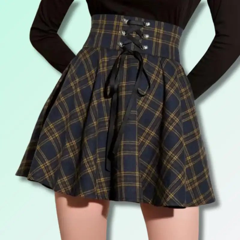Timeless Checked Skirt 
