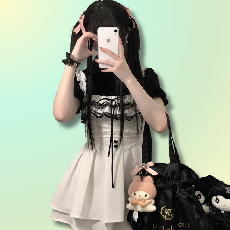 Chemisier Lolita Manches Courtes