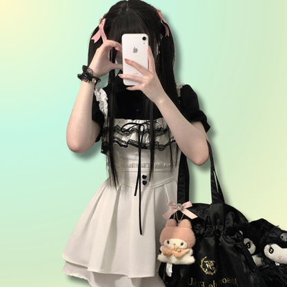 Chemisier Lolita Manches Courtes