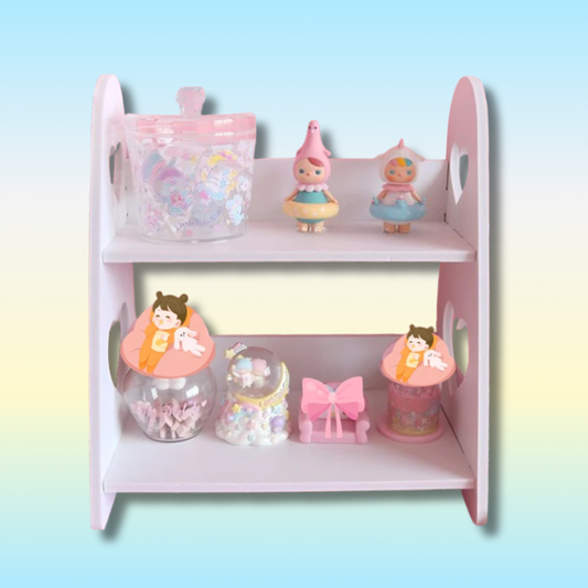 Kawaii Two-Storey Desk Shelf
