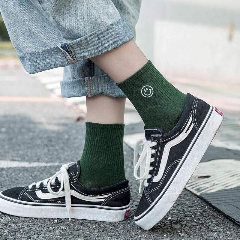 Chaussette Kawaii Smiley