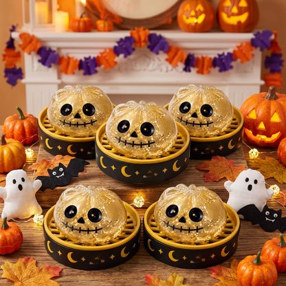 Golden Halloween Skeleton Squishy