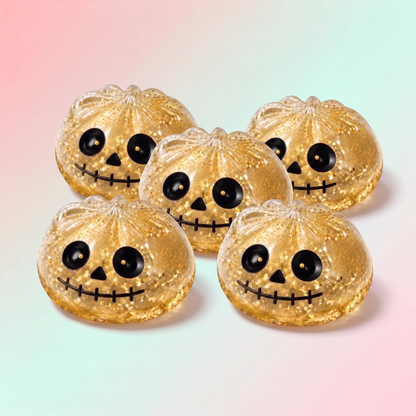 Golden Halloween Skeleton Squishy