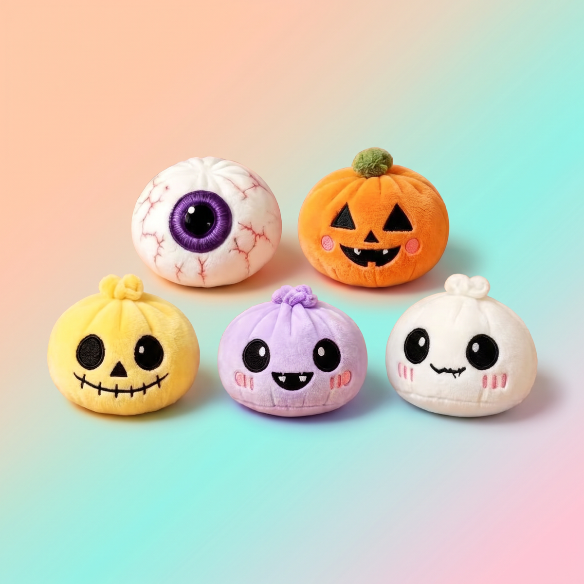 Spooky Cute Dumpling Squishy Set