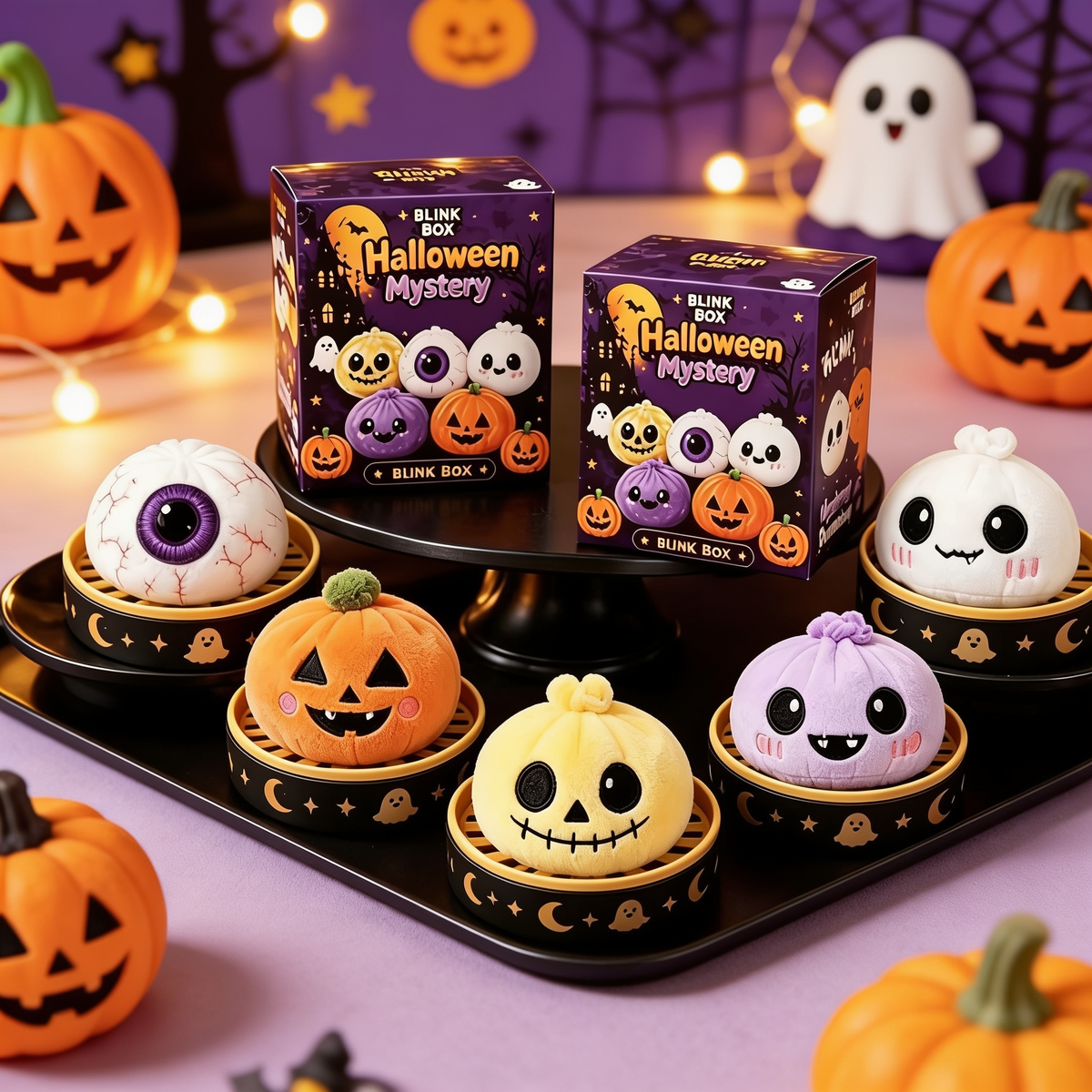 Spooky Cute Dumpling Squishy Set