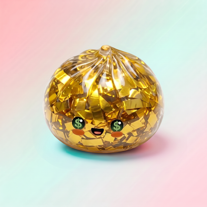 Golden Dumpling Stress Ball