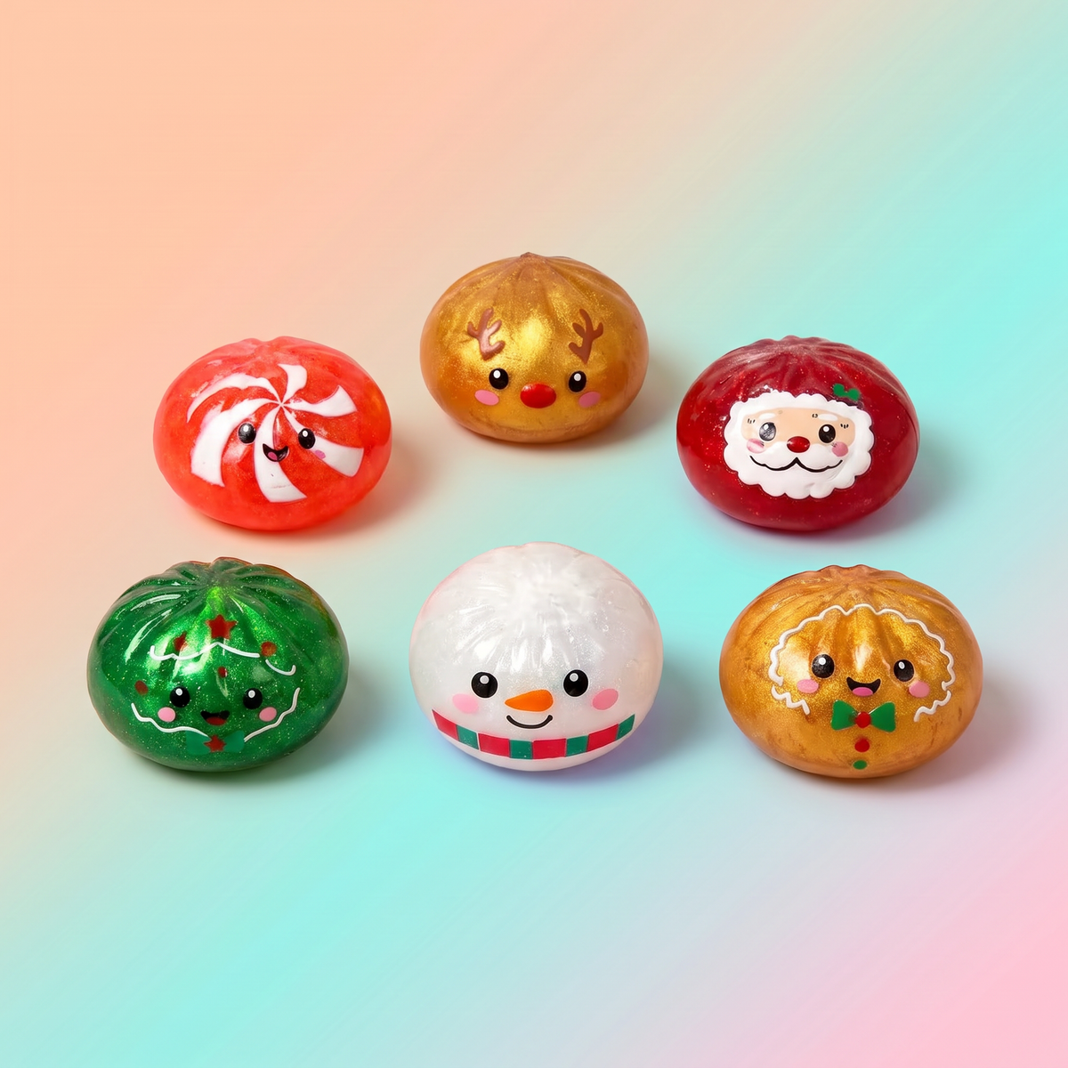 Christmas Dumpling Squishy Blind Box