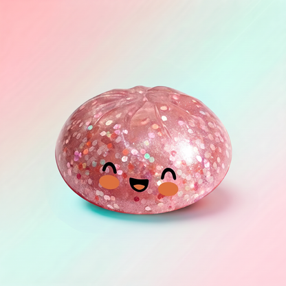 Jouet Squishy Dumpling Rose