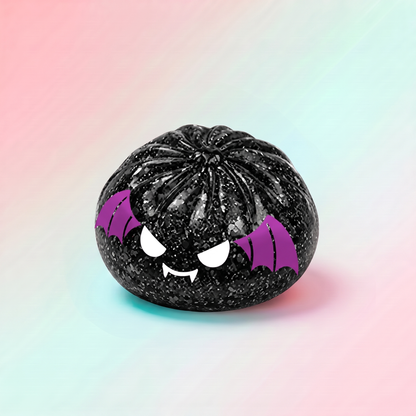 Jouet Squishy Chauve-Souris d'Halloween Pailleté